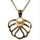 GOLDEN SOUTH SEA LARGE ROSE GOLD PURITY PENDANT