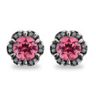 Tudor Rose 1ct Pink Tourmaline Platinum 950 Stud Earrings