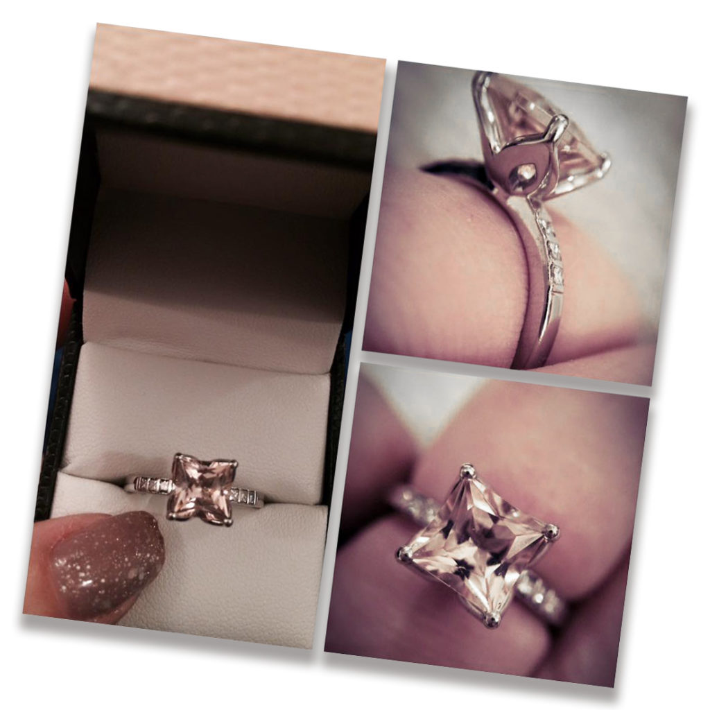 The Magical Morganite Butterfly Ring